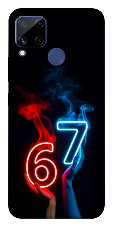 Чохол itsPrint Hands Six Seven для Realme C15, написи, купити оптом з доставкою