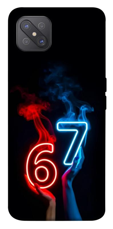 Чохол itsPrint Hands Six Seven для Oppo A92s, написи, купити оптом з доставкою