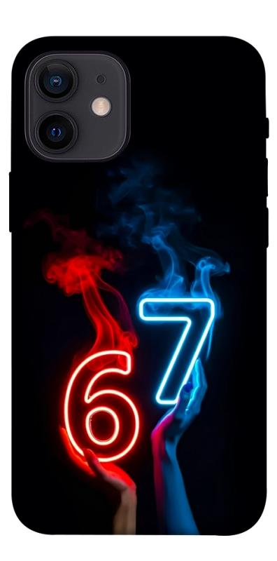 Чохол itsPrint Hands Six Seven для Apple iPhone 12 mini (5.4"), написи, купити оптом з доставкою
