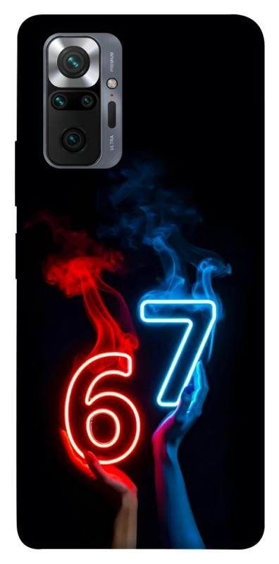 Чохол itsPrint Hands Six Seven для Xiaomi Redmi Note 10 Pro, написи, купити оптом з доставкою