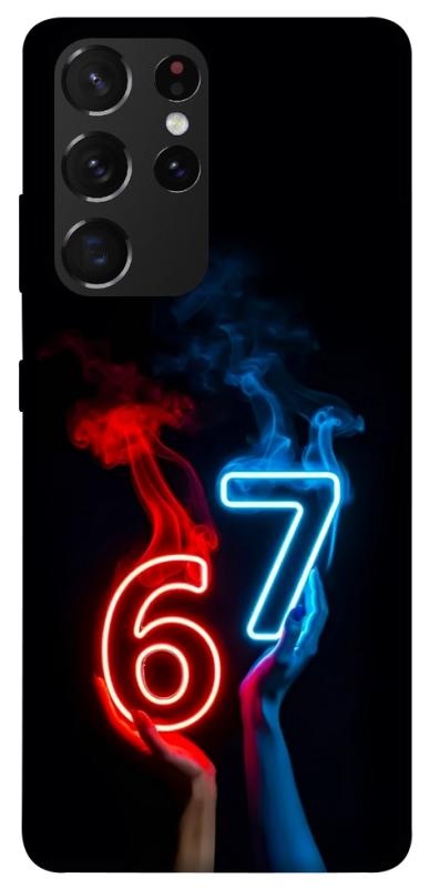 Чохол itsPrint Hands Six Seven для Samsung Galaxy S21 Ultra, написи, купити оптом з доставкою