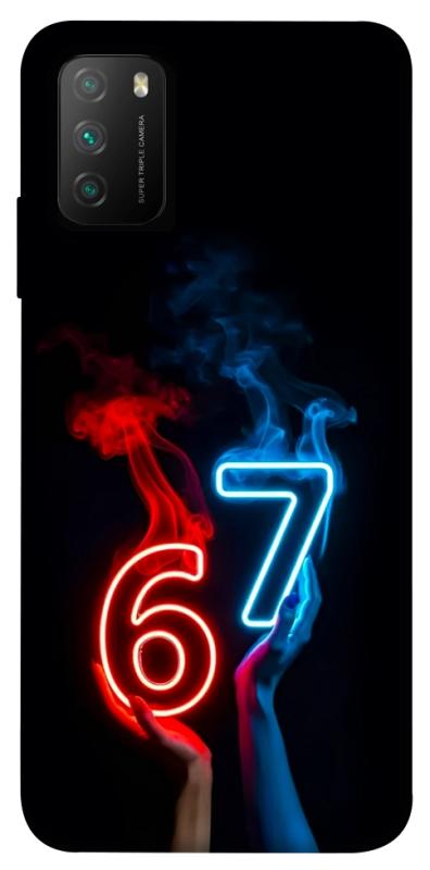 Чохол itsPrint Hands Six Seven для Xiaomi Poco M3, написи, купити оптом з доставкою