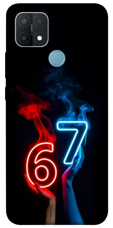 Чохол itsPrint Hands Six Seven для Oppo A15s / A15, написи, купити оптом з доставкою