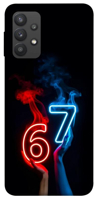 Чохол itsPrint Hands Six Seven для Samsung Galaxy A32 (A325F) 4G, написи, купити оптом з доставкою