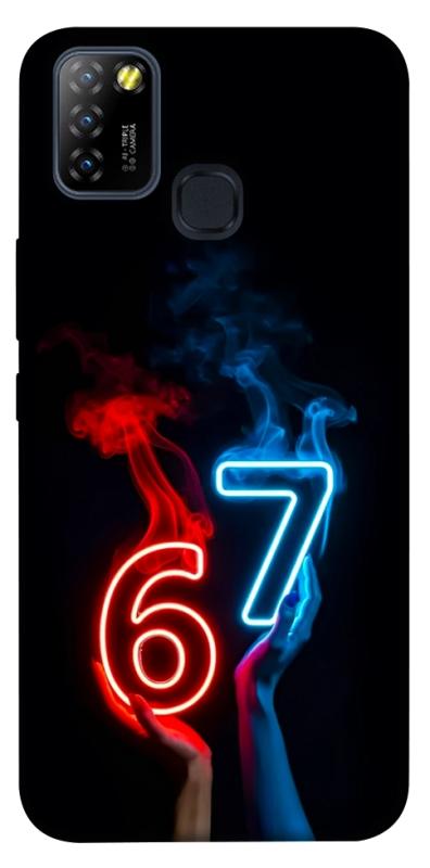 Чохол itsPrint Hands Six Seven для Infinix Hot 10 Lite, написи, купити оптом з доставкою