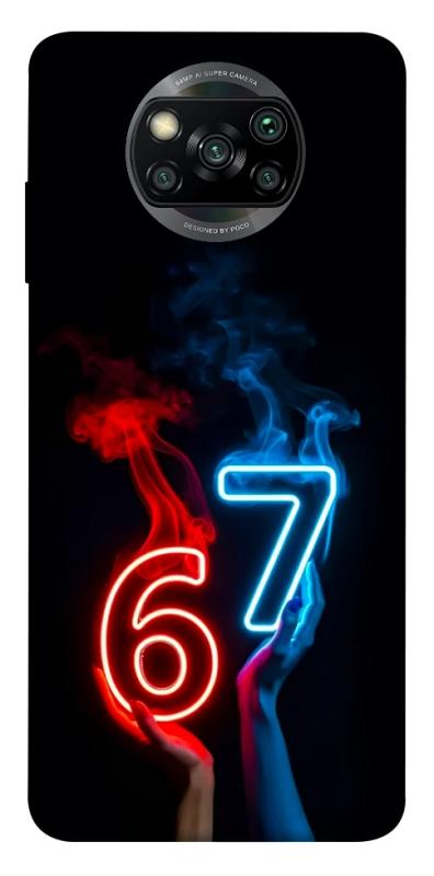 Чохол itsPrint Hands Six Seven для Xiaomi Poco X3 NFC / Poco X3 Pro, написи, купити оптом з доставкою