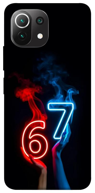 Чохол itsPrint Hands Six Seven для Xiaomi Mi 11 Lite, написи, купити оптом з доставкою