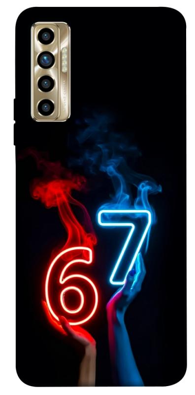 Чохол itsPrint Hands Six Seven для TECNO Camon 17P, написи, купити оптом з доставкою