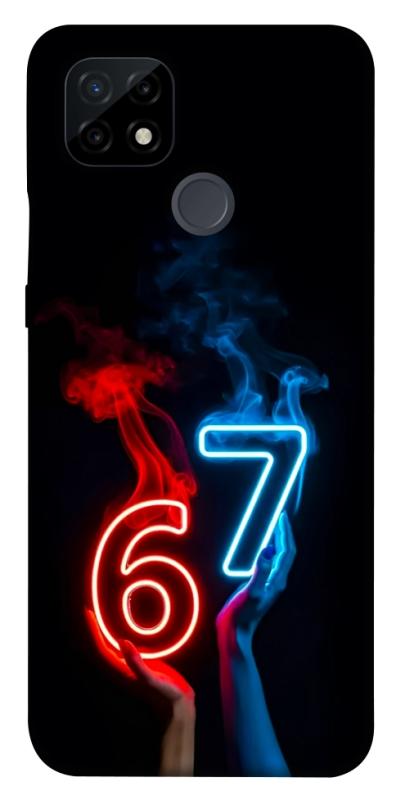 Чохол itsPrint Hands Six Seven для Realme C21, написи, купити оптом з доставкою