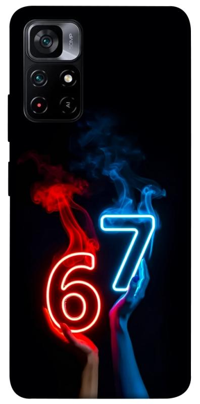 Чохол itsPrint Hands Six Seven для Xiaomi Poco M4 Pro 5G, написи, купити оптом з доставкою