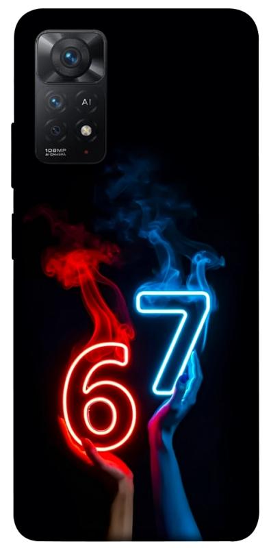 Чехол itsPrint Hands Six Seven для Xiaomi Redmi Note 11 Pro 4G/5G, надписи, купить оптом с доставкой