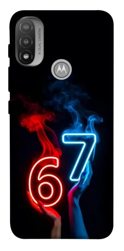 Чохол itsPrint Hands Six Seven для Motorola Moto E20, написи, купити оптом з доставкою