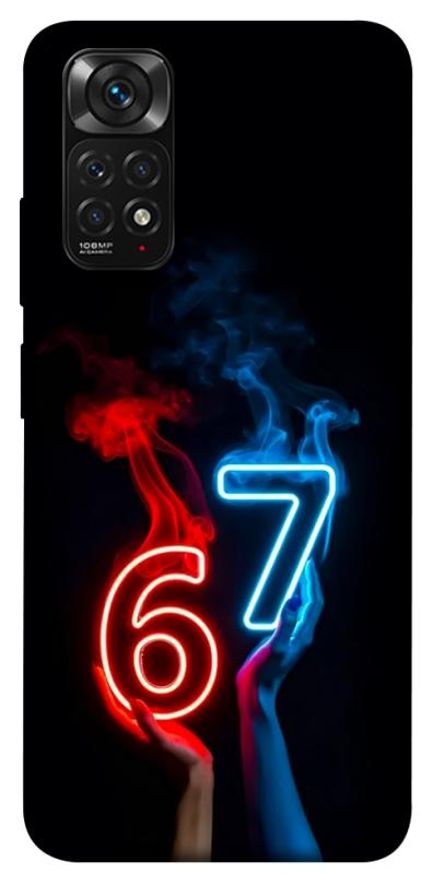 Чохол itsPrint Hands Six Seven для Xiaomi Redmi Note 11 (Global) / Note 11S, написи, купити оптом з доставкою