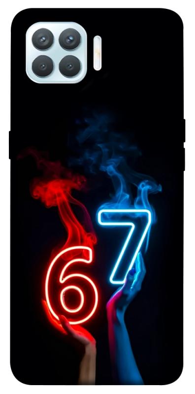 Чохол itsPrint Hands Six Seven для Oppo F17 Pro, написи, купити оптом з доставкою