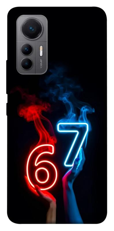 Чохол itsPrint Hands Six Seven для Xiaomi 12 Lite, написи, купити оптом з доставкою