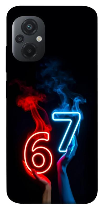 Чехол itsPrint Hands Six Seven для Xiaomi Poco M5, надписи, купить оптом с доставкой