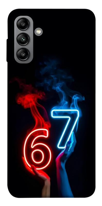 Чохол itsPrint Hands Six Seven для Samsung Galaxy A04s, написи, купити оптом з доставкою