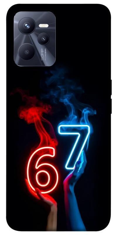 Чохол itsPrint Hands Six Seven для Realme C35, написи, купити оптом з доставкою