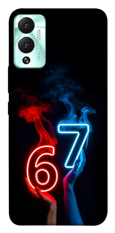 Чохол itsPrint Hands Six Seven для Infinix Hot 12 Play, написи, купити оптом з доставкою