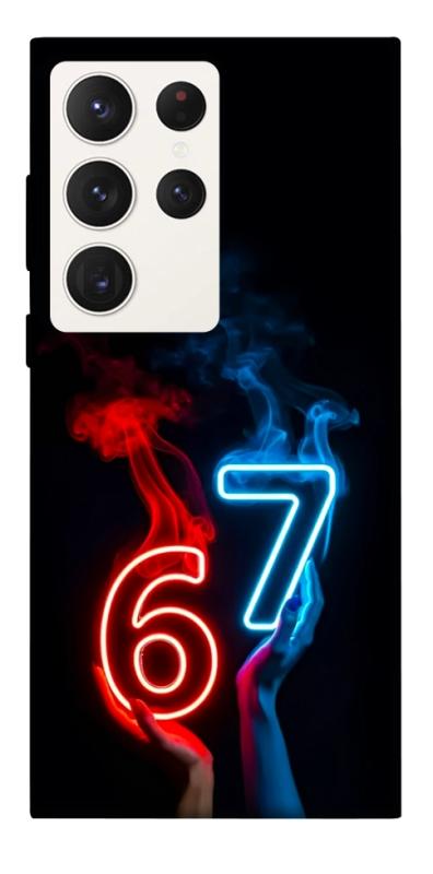 Чохол itsPrint Hands Six Seven для Samsung Galaxy S23 Ultra, написи, купити оптом з доставкою