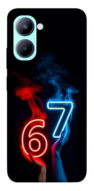Чохол itsPrint Hands Six Seven для Realme C33, написи, купити оптом з доставкою