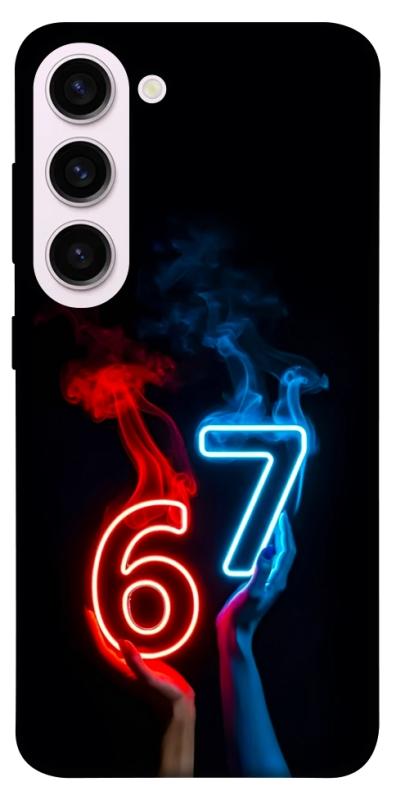 Чохол itsPrint Hands Six Seven для Samsung Galaxy S23+, написи, купити оптом з доставкою