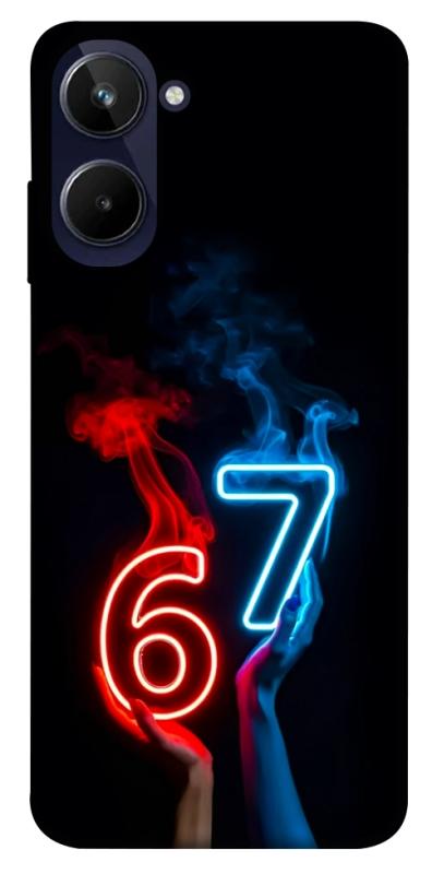 Чохол itsPrint Hands Six Seven для Realme 10 4G, написи, купити оптом з доставкою