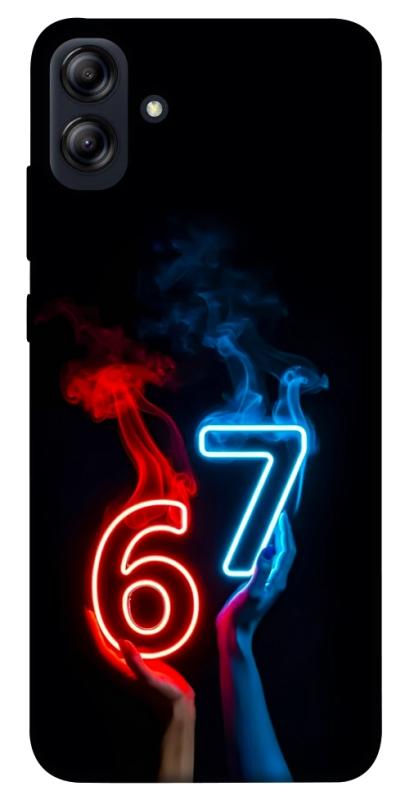Чохол itsPrint Hands Six Seven для Samsung Galaxy A04e, написи, купити оптом з доставкою