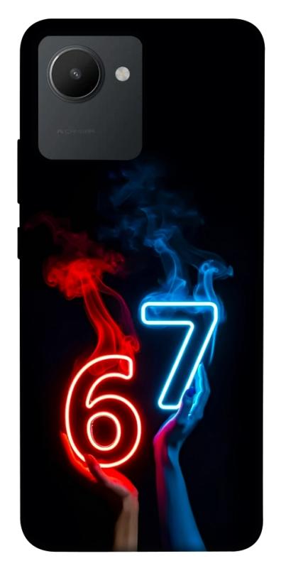 Чохол itsPrint Hands Six Seven для Realme C30, написи, купити оптом з доставкою