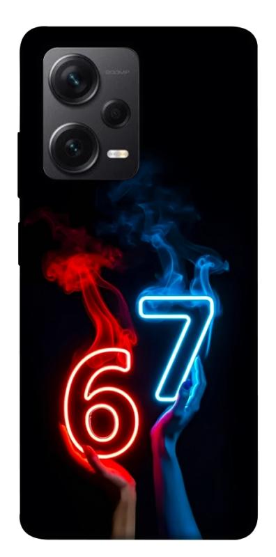 Чохол itsPrint Hands Six Seven для Xiaomi Redmi Note 12 Pro+ 5G, написи, купити оптом з доставкою