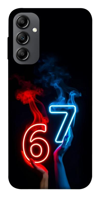 Чохол itsPrint Hands Six Seven для Samsung Galaxy A14 4G/5G, написи, купити оптом з доставкою