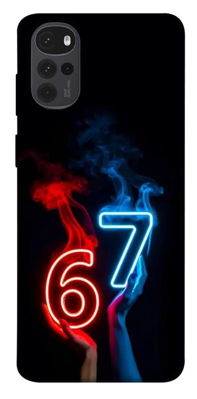 Чохол itsPrint Hands Six Seven для Motorola Moto G22, написи, купити оптом з доставкою