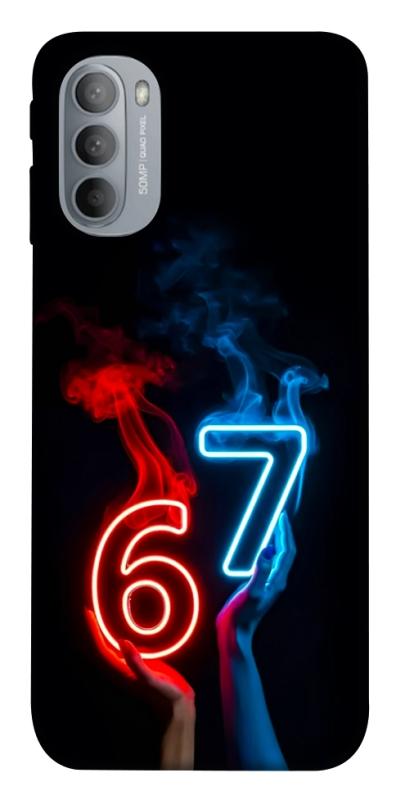 Чохол itsPrint Hands Six Seven для Motorola Moto G31, написи, купити оптом з доставкою
