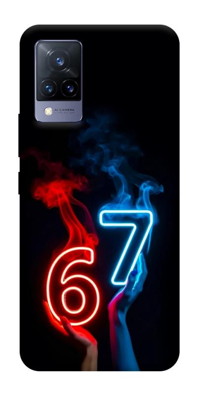 Чохол itsPrint Hands Six Seven для Vivo V21, написи, купити оптом з доставкою