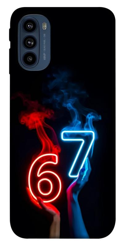 Чохол itsPrint Hands Six Seven для Motorola Moto G41, написи, купити оптом з доставкою