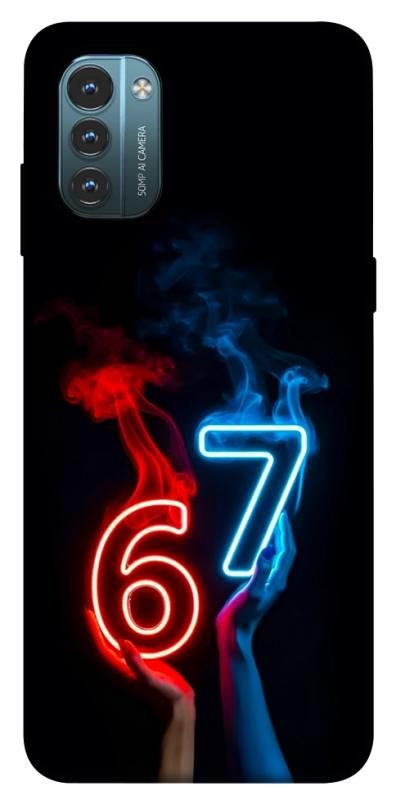 Чохол itsPrint Hands Six Seven для Nokia G21, написи, купити оптом з доставкою