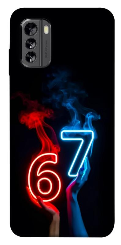 Чохол itsPrint Hands Six Seven для Nokia G60, написи, купити оптом з доставкою
