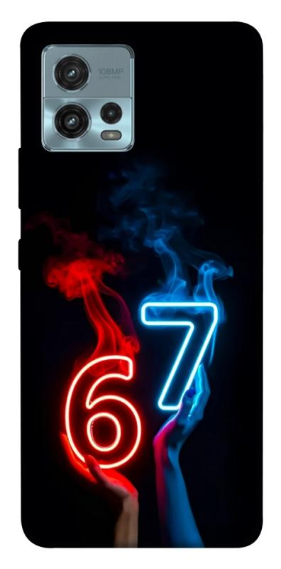 Чохол itsPrint Hands Six Seven для Motorola Moto G72, написи, купити оптом з доставкою