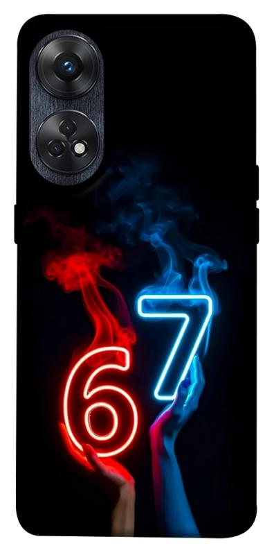 Чохол itsPrint Hands Six Seven для Oppo Reno 8 T 4G, написи, купити оптом з доставкою