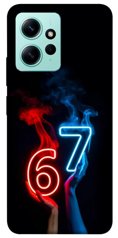 Чохол itsPrint Hands Six Seven для Xiaomi Redmi Note 12 4G, написи, купити оптом з доставкою