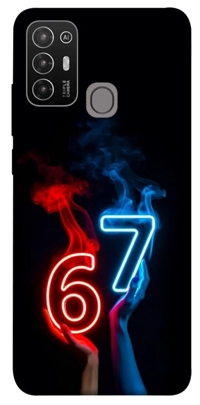 Чохол itsPrint Hands Six Seven для ZTE Blade A52, написи, купити оптом з доставкою