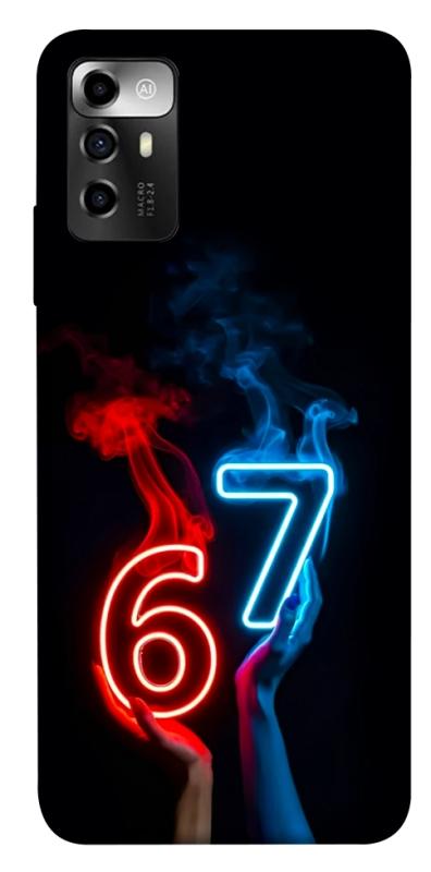 Чохол itsPrint Hands Six Seven для ZTE Blade A72, написи, купити оптом з доставкою
