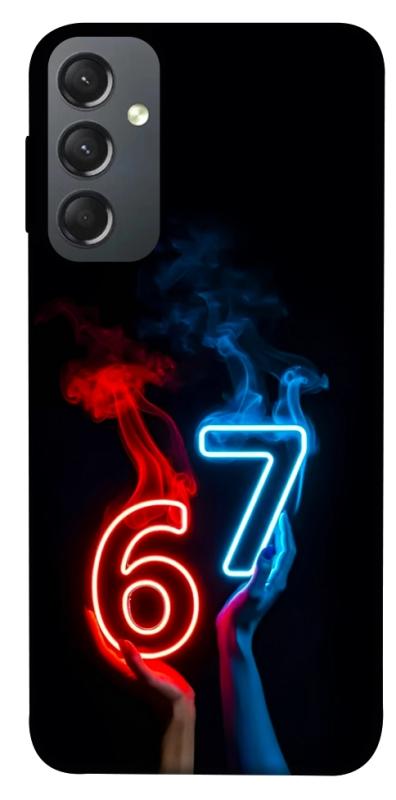 Чохол itsPrint Hands Six Seven для Samsung Galaxy A24 4G, написи, купити оптом з доставкою
