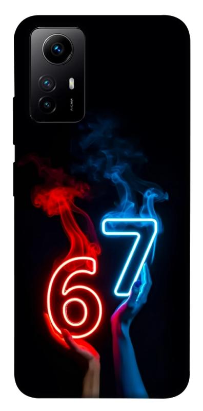 Чохол itsPrint Hands Six Seven для Xiaomi Redmi Note 12S, написи, купити оптом з доставкою