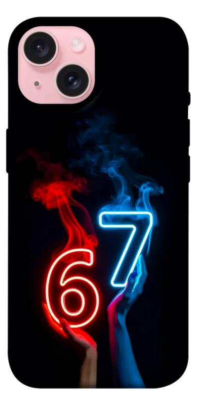 Чохол itsPrint Hands Six Seven для Apple iPhone 15 (6.1"), написи, купити оптом з доставкою