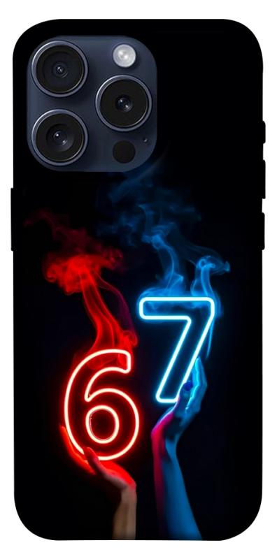 Чохол itsPrint Hands Six Seven для Apple iPhone 15 Pro (6.1"), написи, купити оптом з доставкою