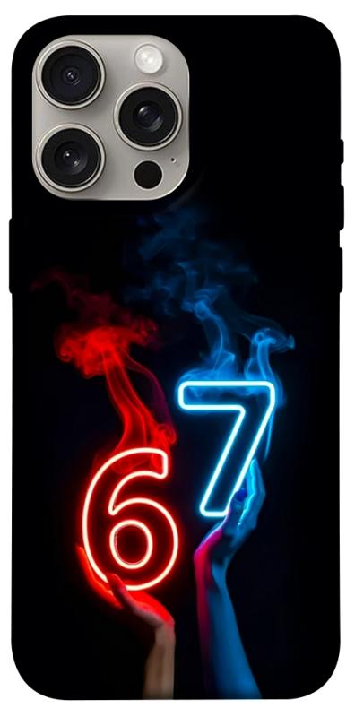 Чохол itsPrint Hands Six Seven для Apple iPhone 15 Pro Max (6.7"), написи, купити оптом з доставкою