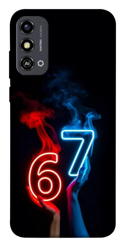 Чохол itsPrint Hands Six Seven для ZTE Blade A53, написи, купити оптом з доставкою