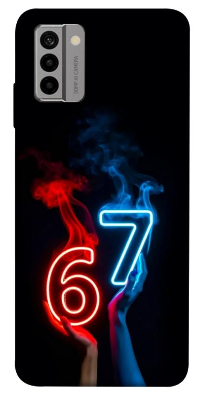 Чохол itsPrint Hands Six Seven для Nokia G22, написи, купити оптом з доставкою