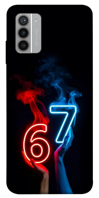 Чохол itsPrint Hands Six Seven для Nokia G42, написи, купити оптом з доставкою